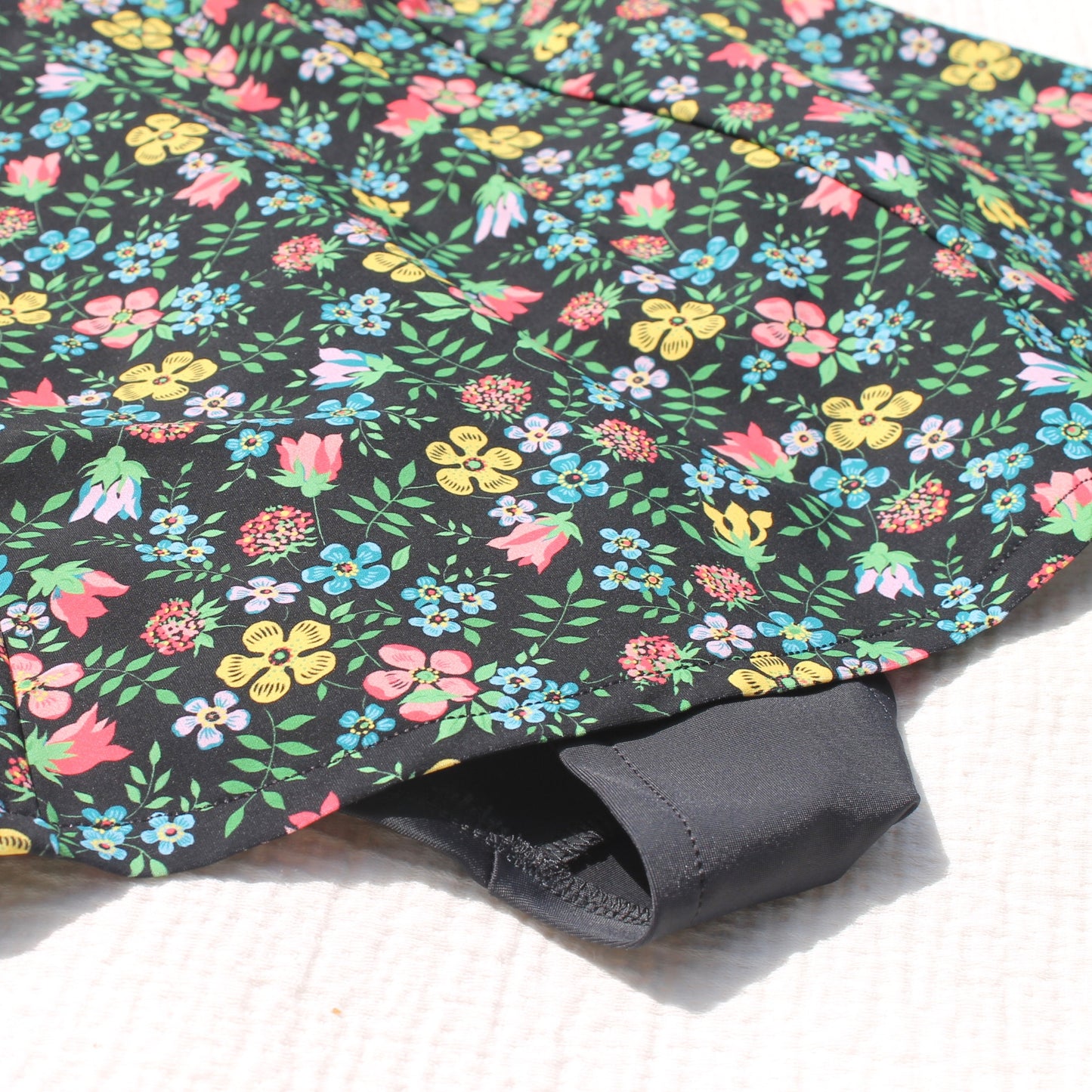 Wildflower Swimdress/ Retro one piece swimwear made from ethical fabrics